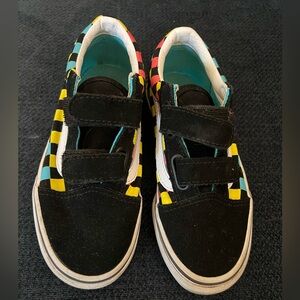 Vans old Skool V Neon glow check